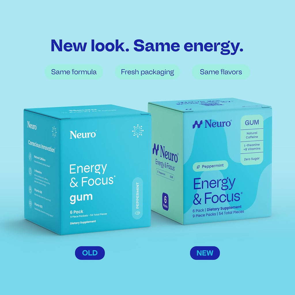 Peppermint Focus Boost Gum